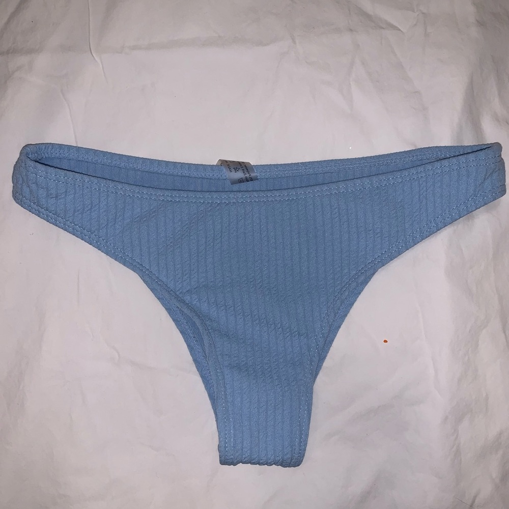 shein blue bikini bottoms size small/xs